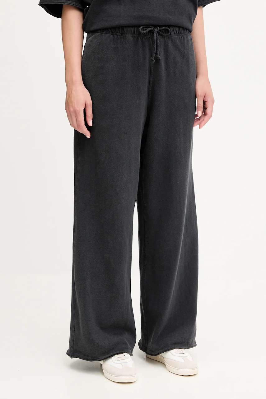 American Vintage pantaloni de trening din bumbac uni, AFO05B American Vintage pantaloni de trening din bumbac uni, AFO05B