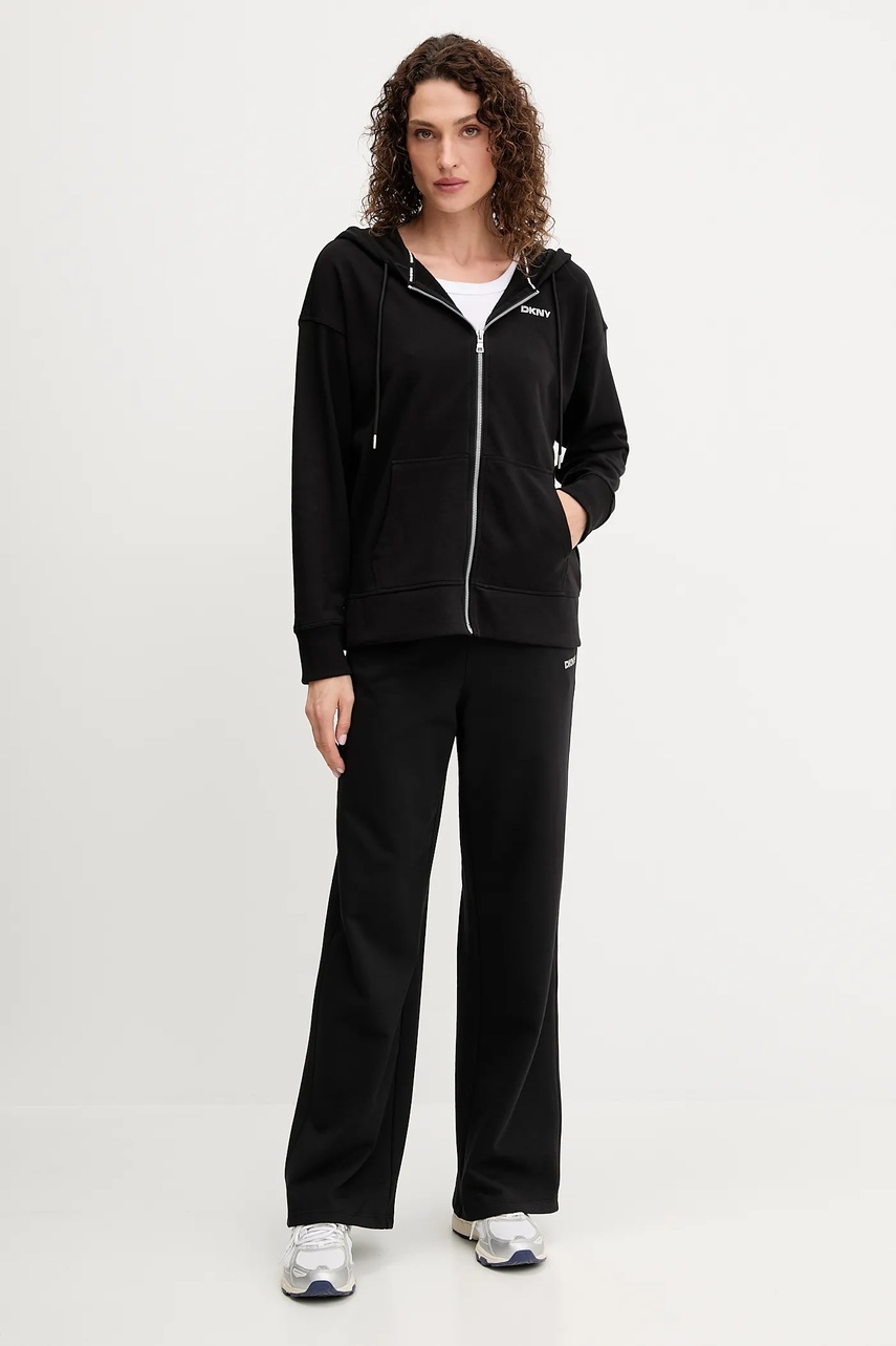 Спортивные штаны Dkny цвет чёрный меланж DP5P3601