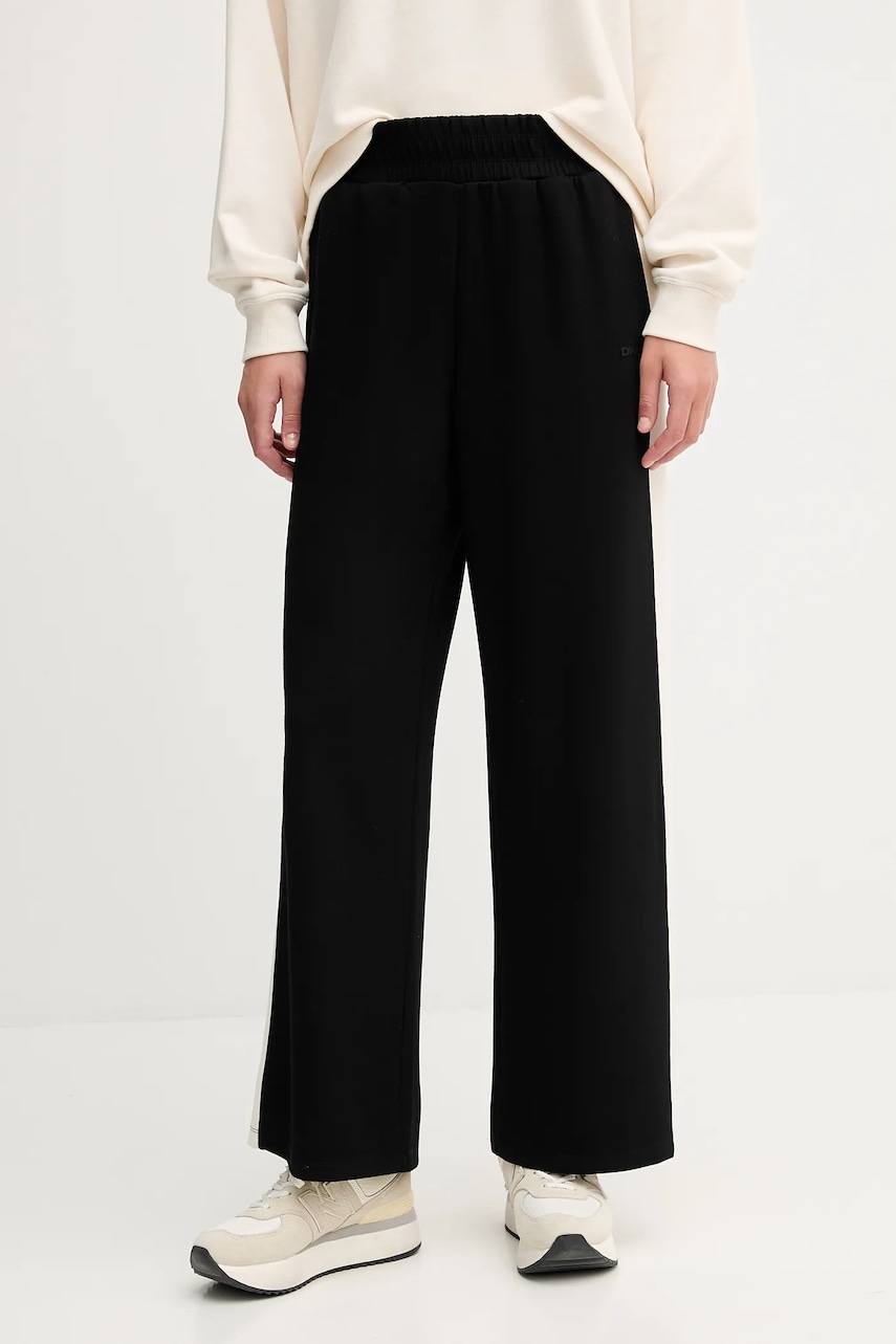 Dkny pantaloni de trening culoarea negru, cu imprimeu, DP5P3649