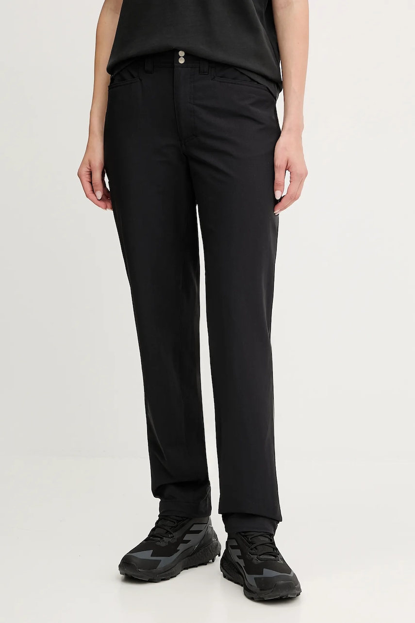 Haglöfs pantaloni Korp Lite culoarea negru, 607760