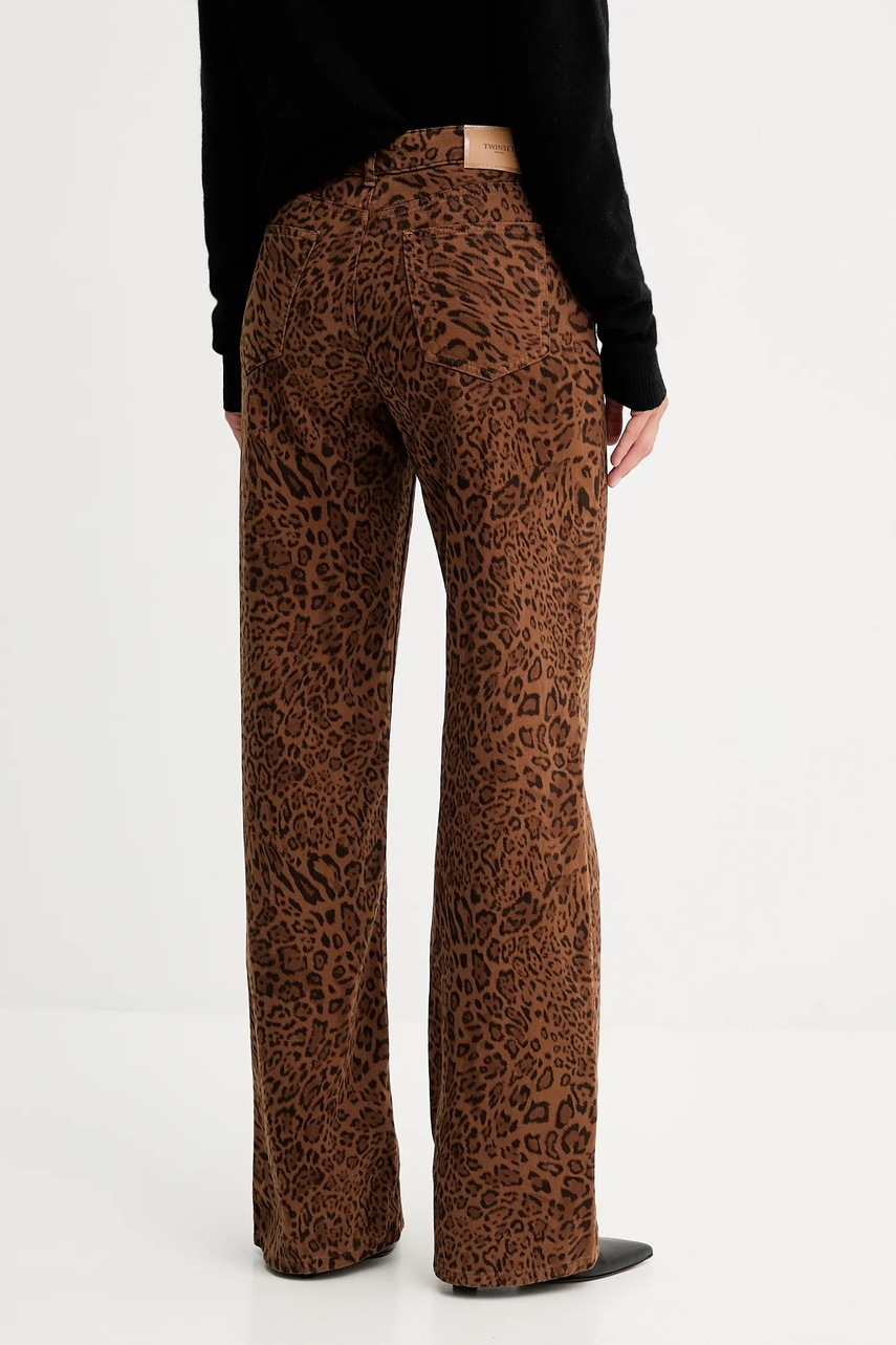 Βαμβακερό παντελόνι Twinset φωτογραφία