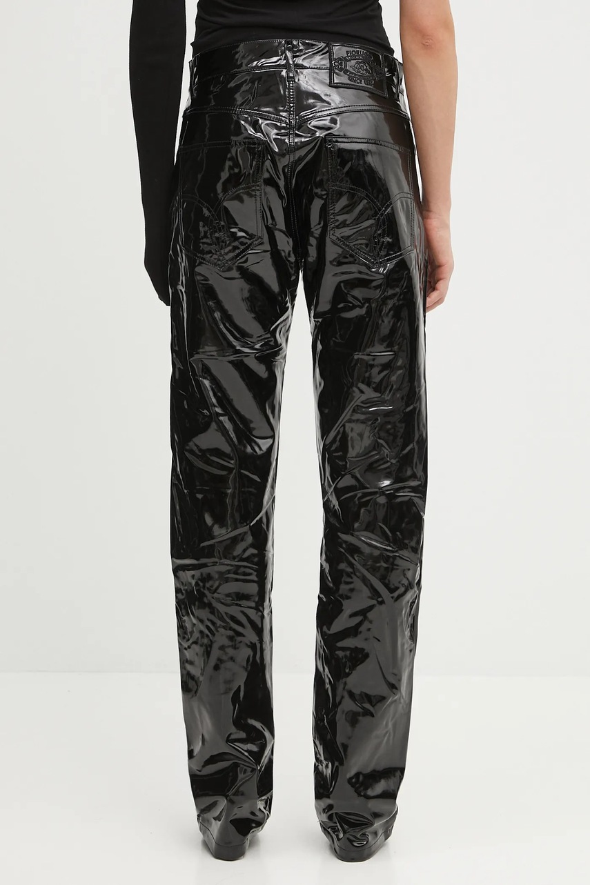 Kalhoty Fiorucci Stretch Vinyl Straight Fit (obrázek 3)