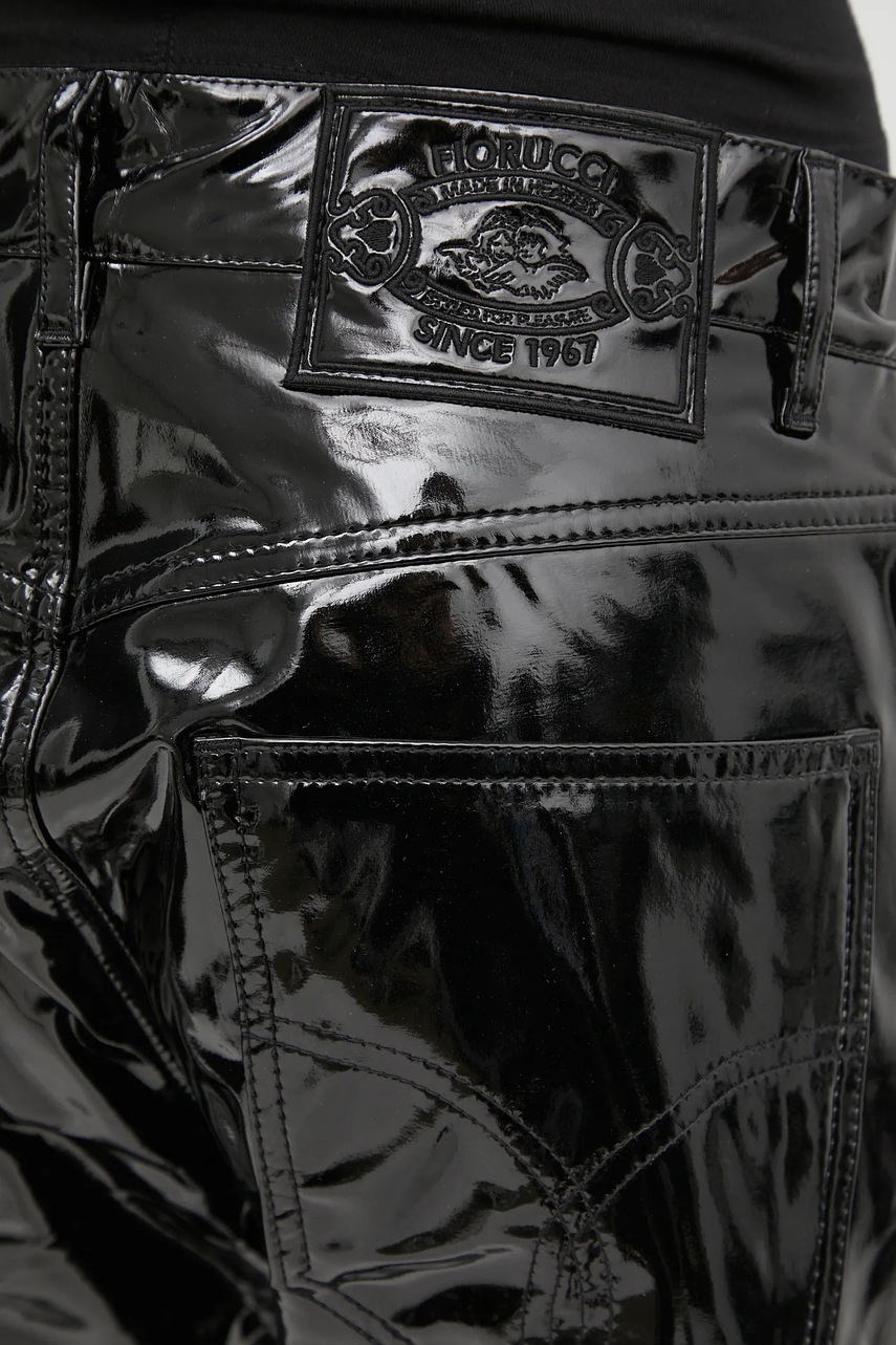 Kalhoty Fiorucci Stretch Vinyl Straight Fit (obrázek 4)