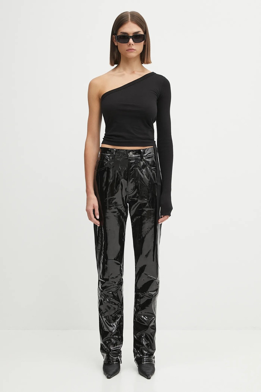 Kalhoty Fiorucci Stretch Vinyl Straight Fit (obrázek 5)