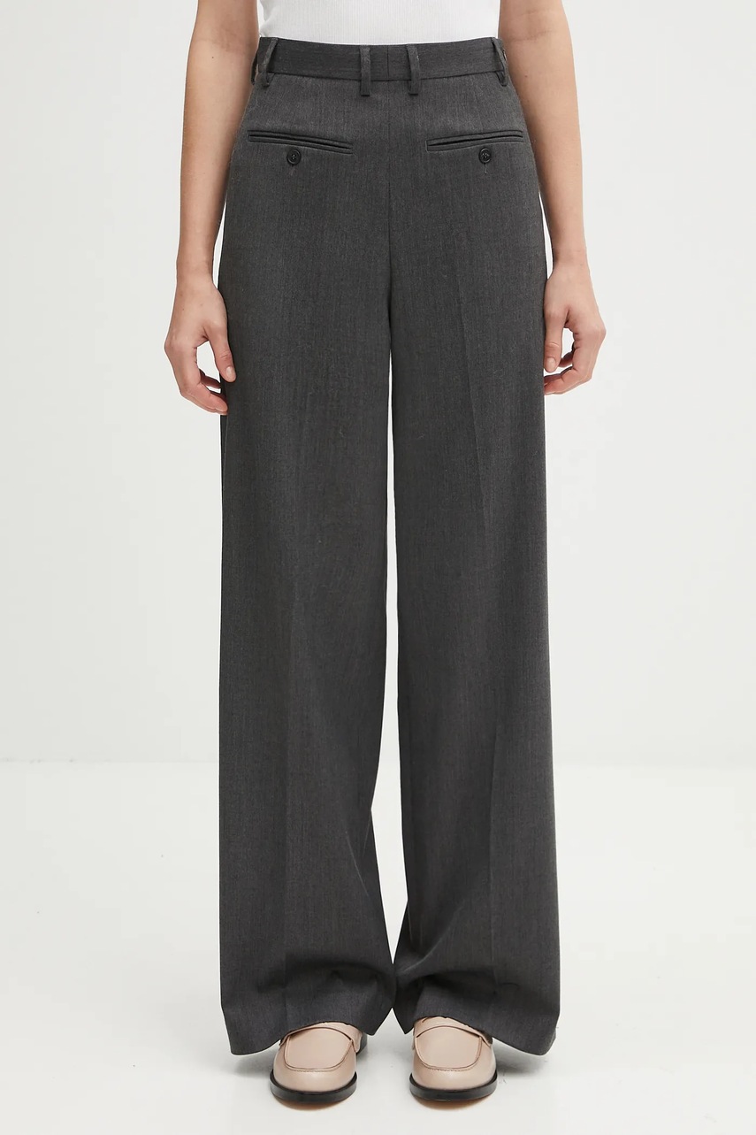 MM6 Maison Margiela spodnie z wełną