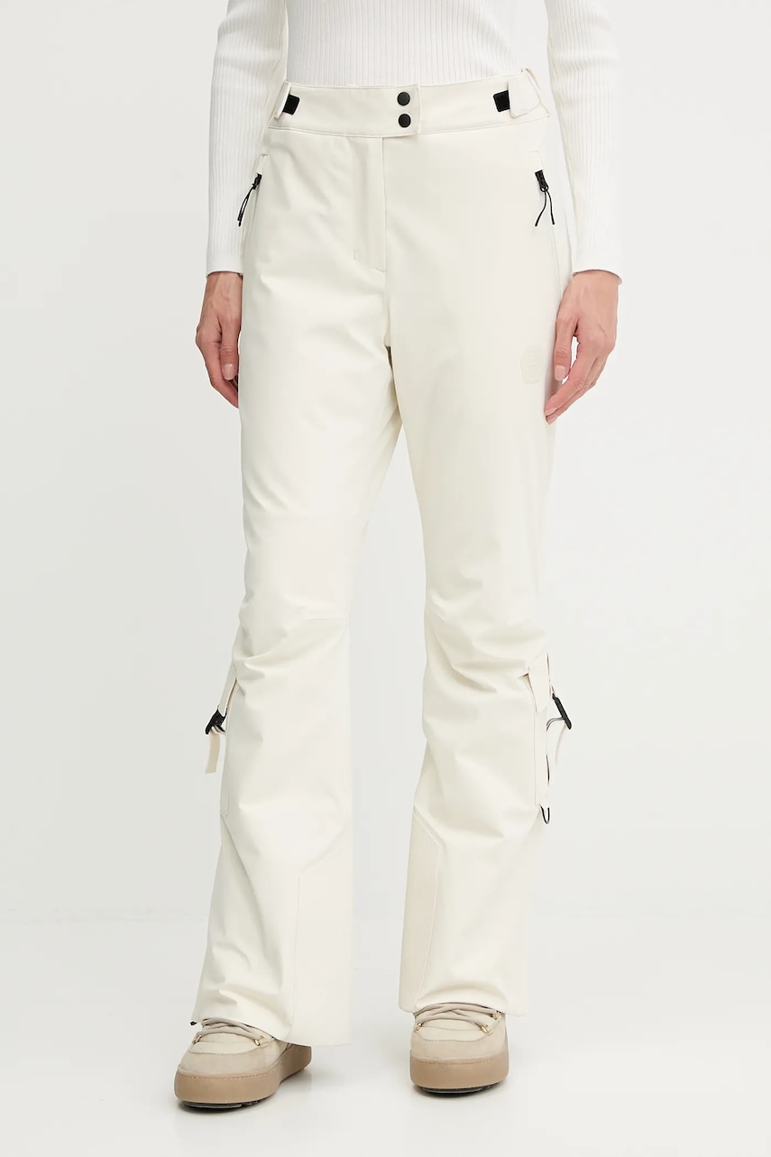 BOSS pantaloni de schi culoarea bej, 50549048