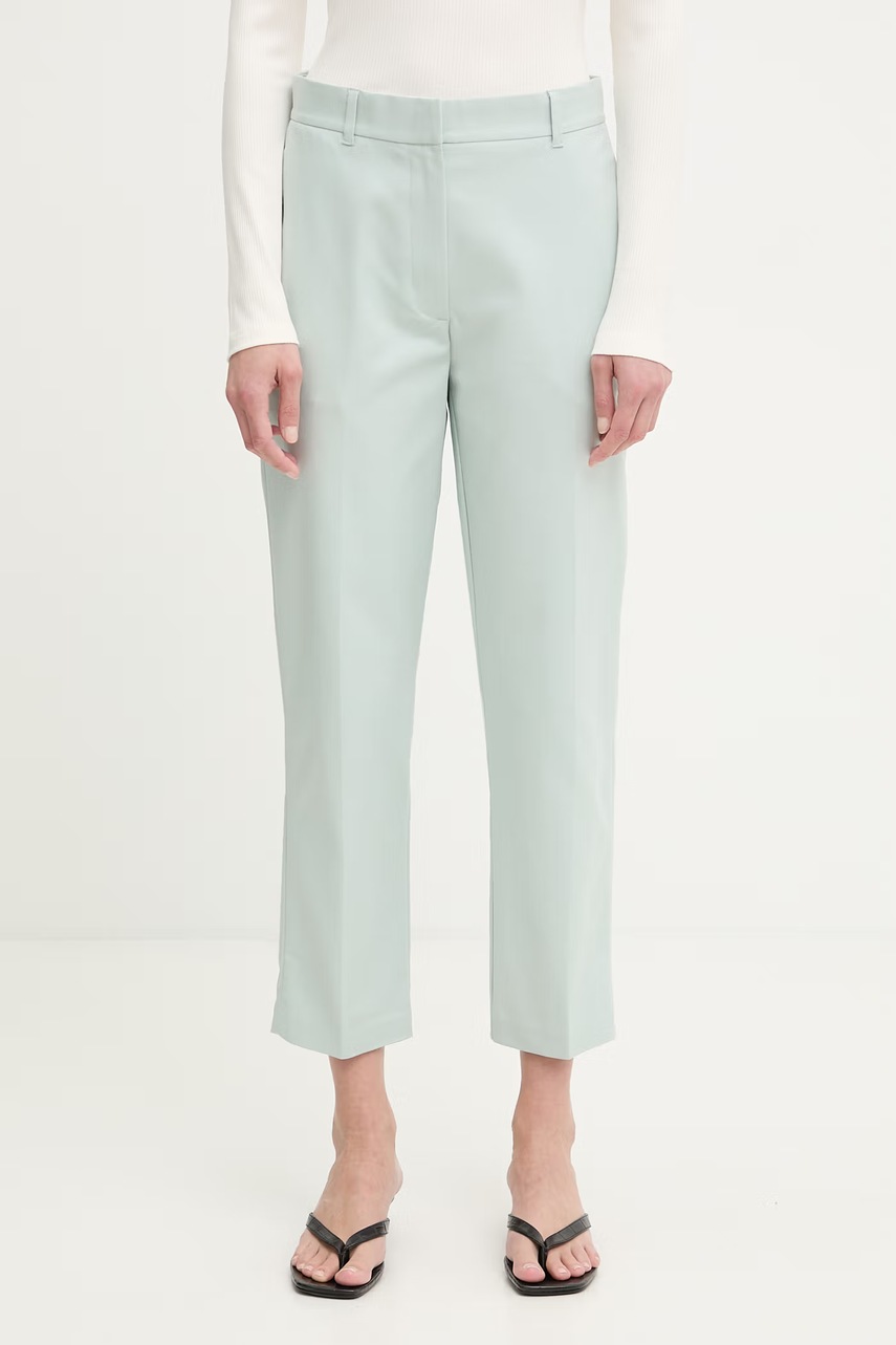 Calvin Klein pantaloni chinos de damă din bumbac cu elastan