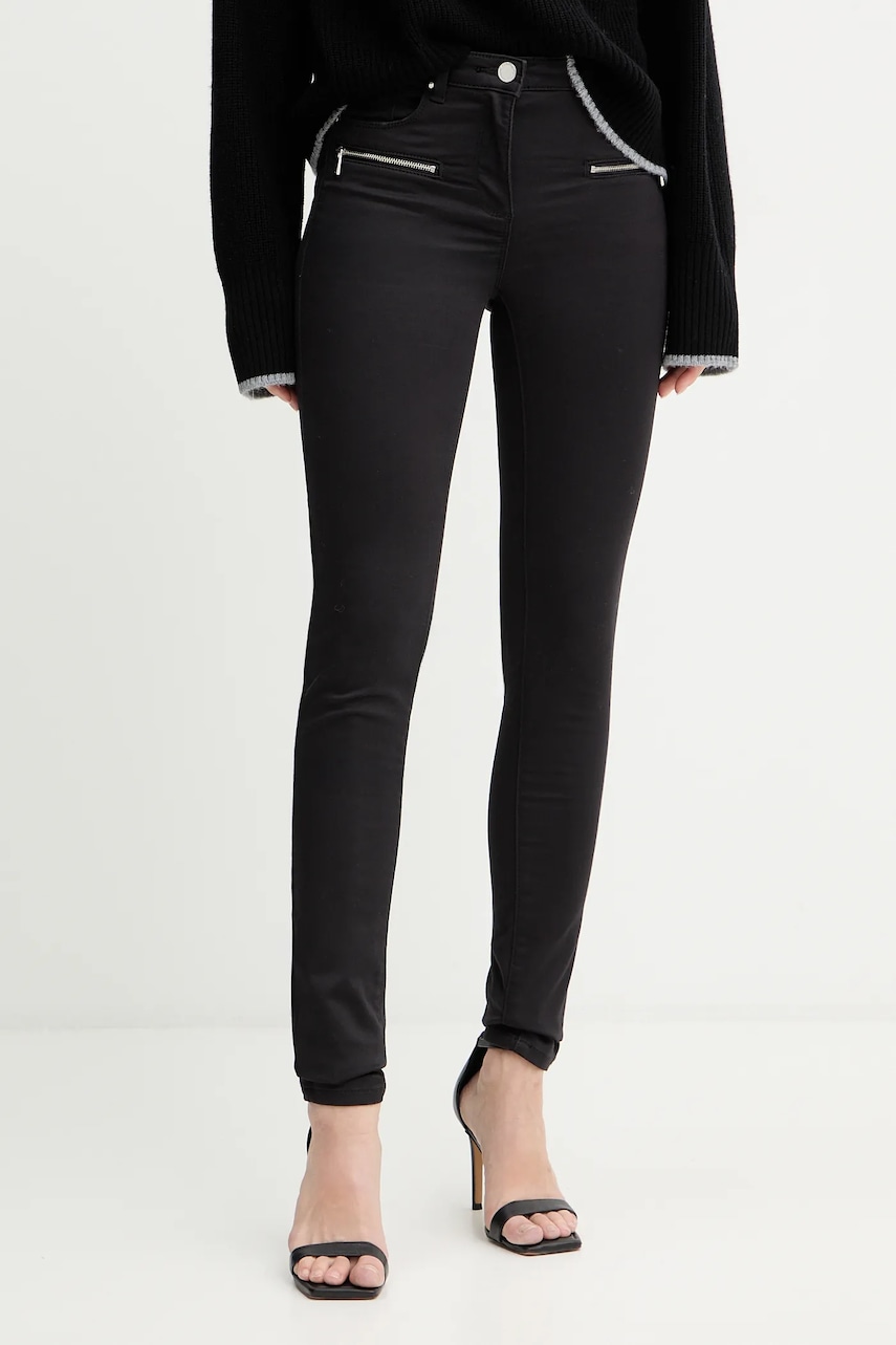 Morgan jeansi culoarea negru