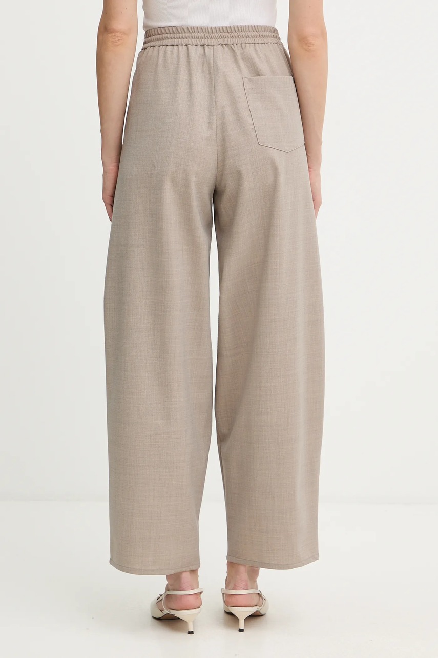 Παντελόνι με προσθήκη μαλλιού MAX&Co. χρώμα: μπεζ, 2528136015200 φωτογραφία