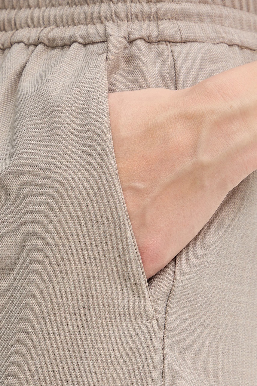 Παντελόνι με προσθήκη μαλλιού MAX&Co. χρώμα: μπεζ, 2528136015200 φωτογραφία