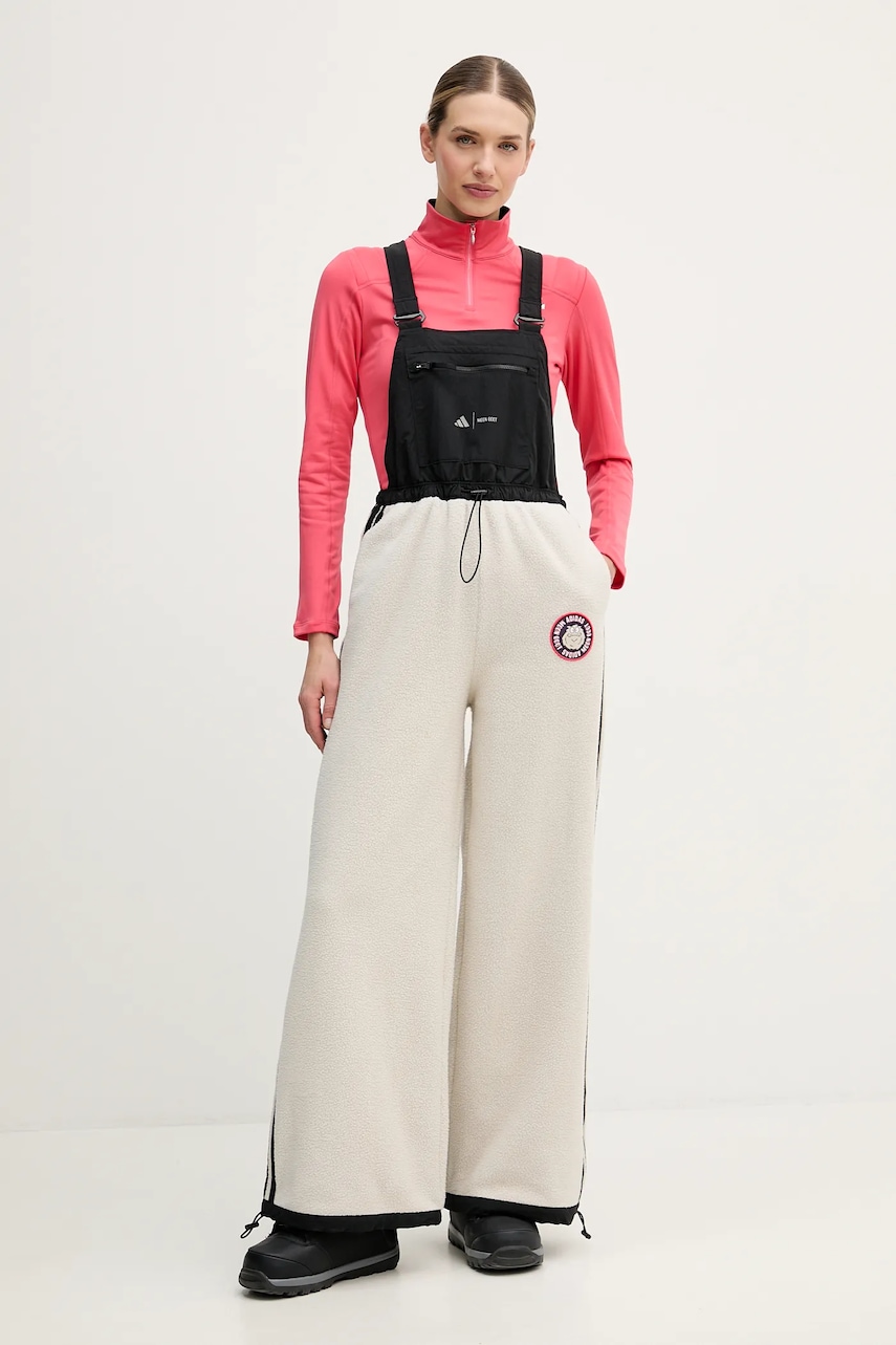 adidas pantaloni de schi adidas x Moon Boot culoarea bej, JM1106