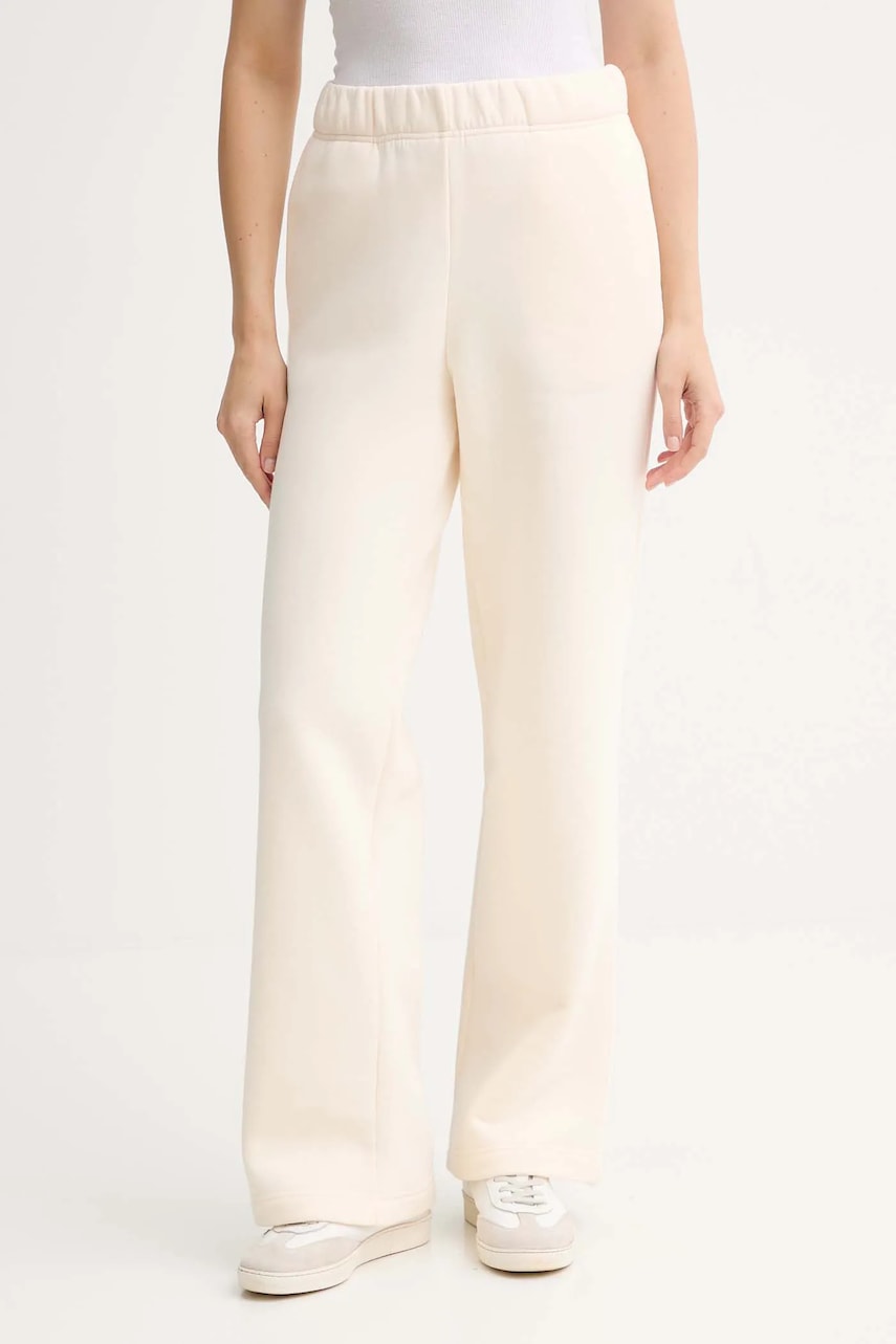 MUUV. pantaloni de trening MUUV..x.Answear culoarea bej, uni