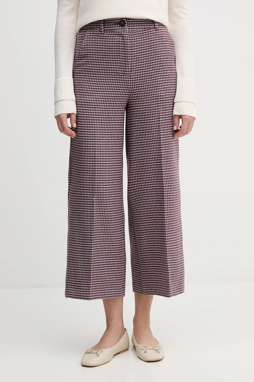 United Colors of Benetton pantaloni fason culottes, high waist, 44BWDF0AA