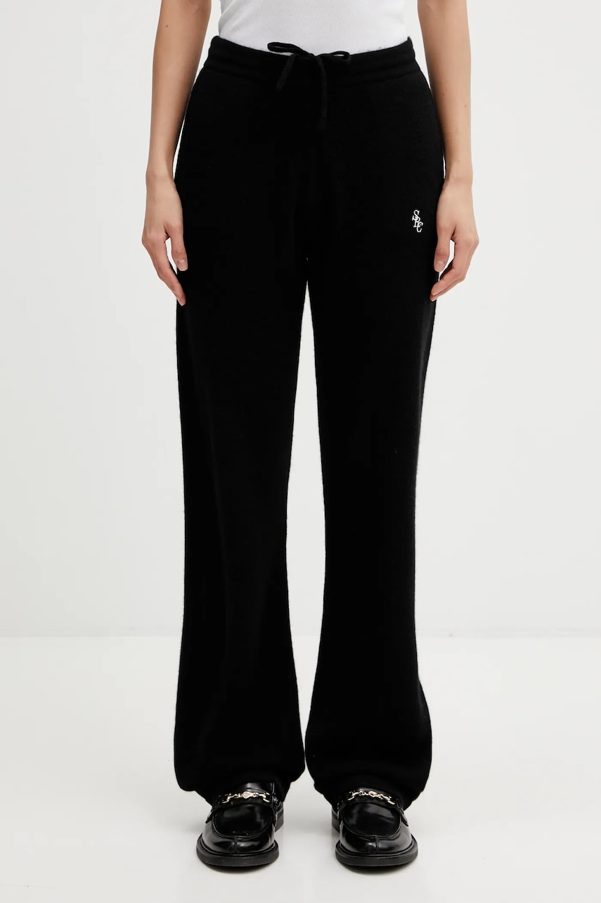 Sporty & Rich spodnie wełniane SRC Cashmere