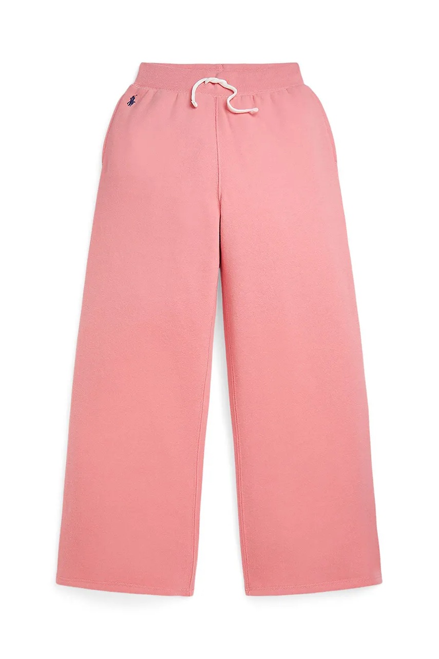Levně Dětské tepláky Polo Ralph Lauren růžová barva, 313925933008