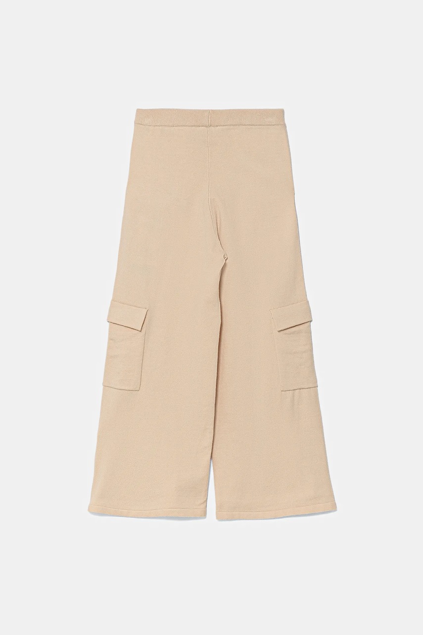 Детские спортивные штаны Guess цвет бежевый однотонные J5RB13 Z3KS0