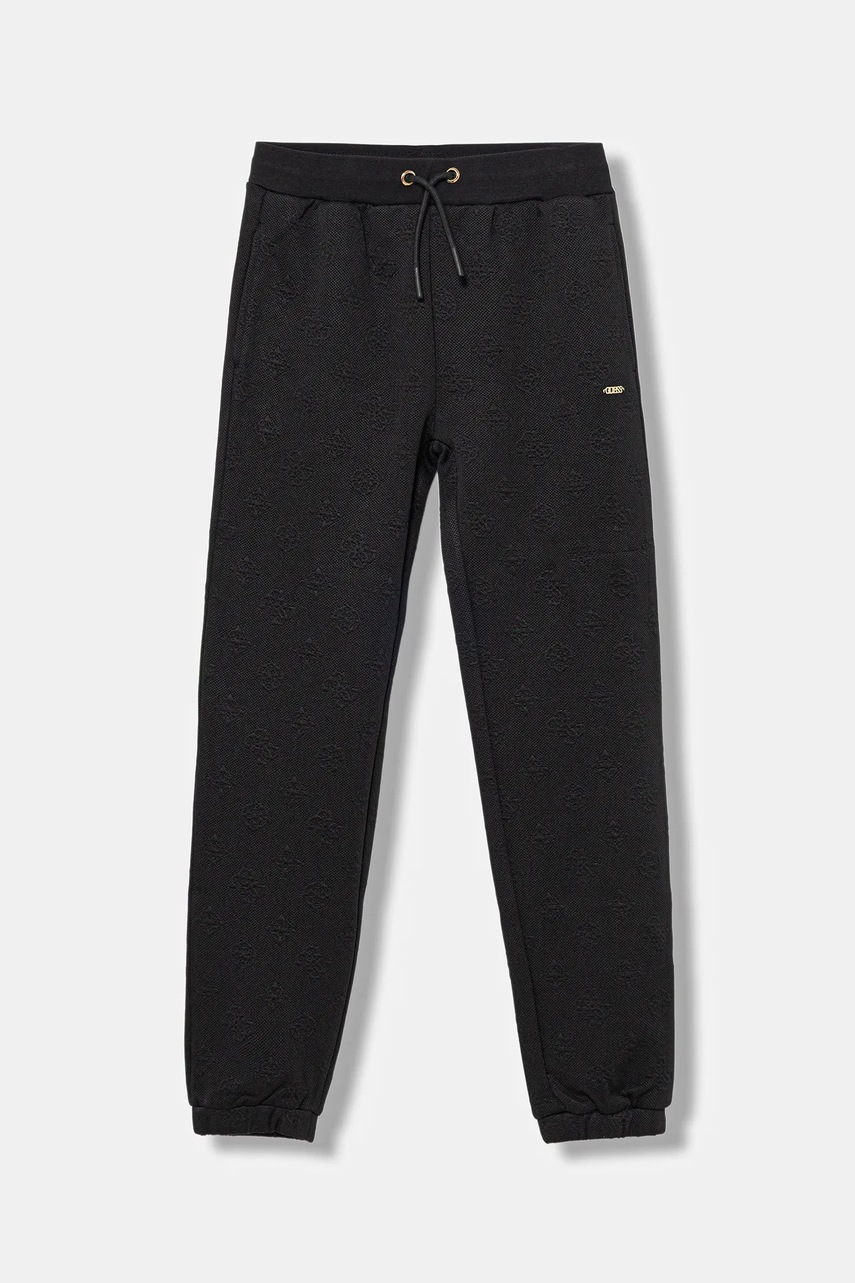 Levně Dětské tepláky Guess černá barva, J5YQ20 KBSL2
