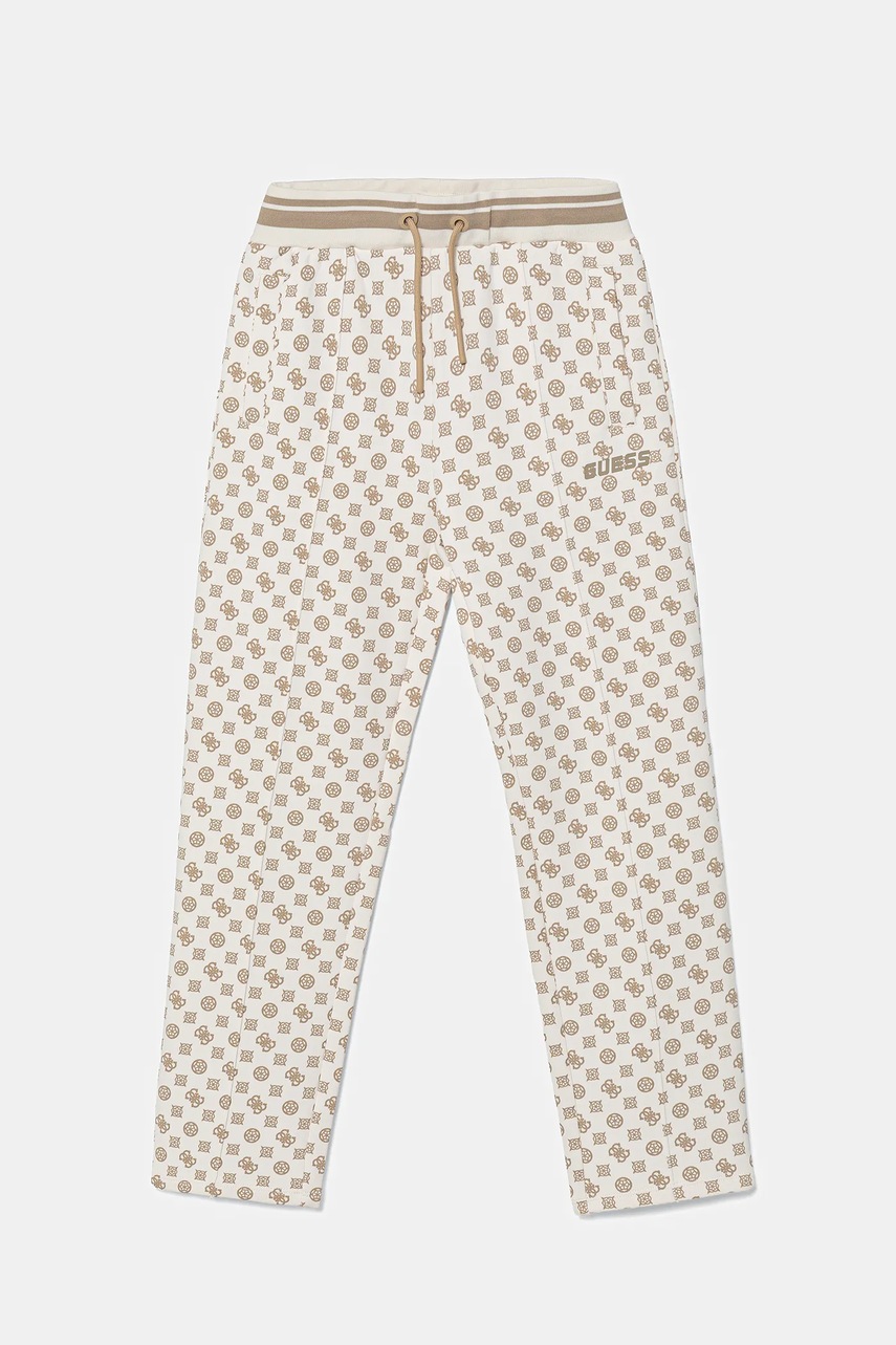 Levně Dětské tepláky Guess béžová barva, J5YQ34 KB212