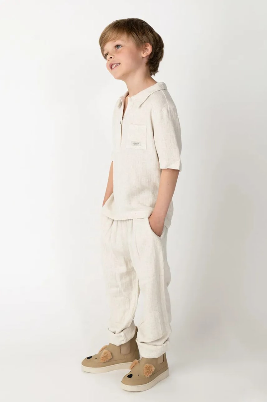 Donsje pantaloni culoarea bej, 4100200