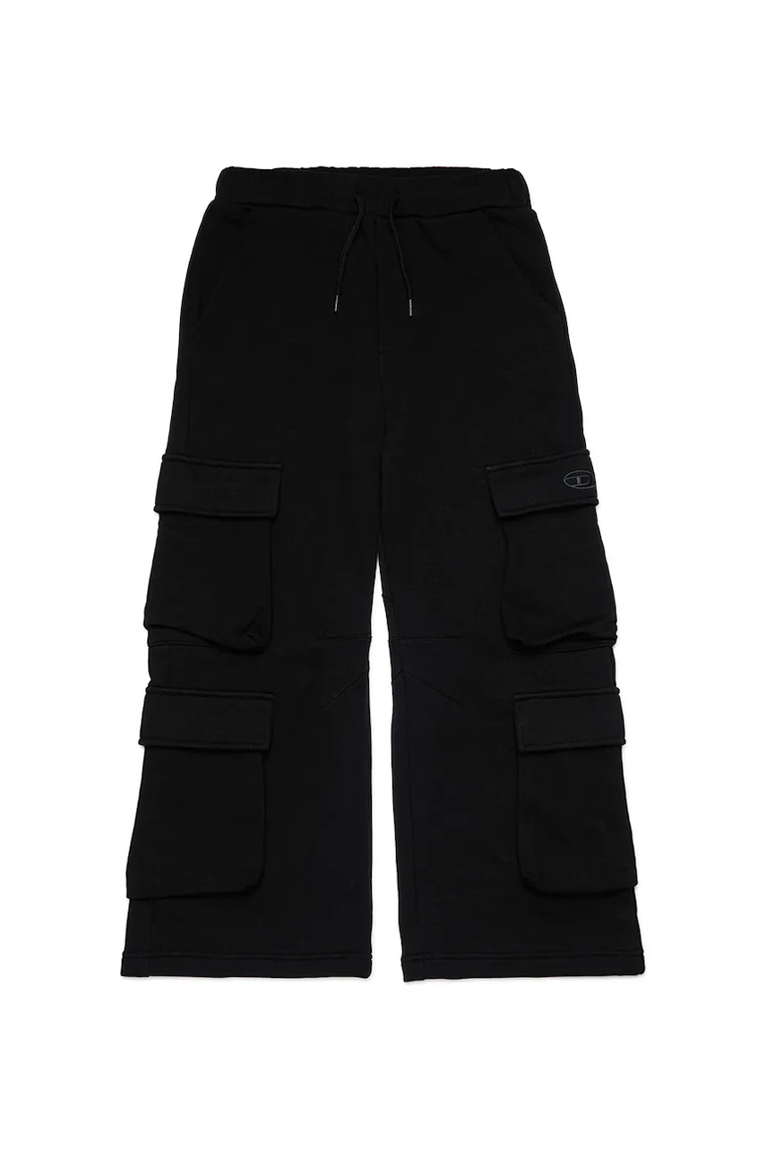 Diesel pantaloni PASDIR TROUSERS culoarea negru, J02411
