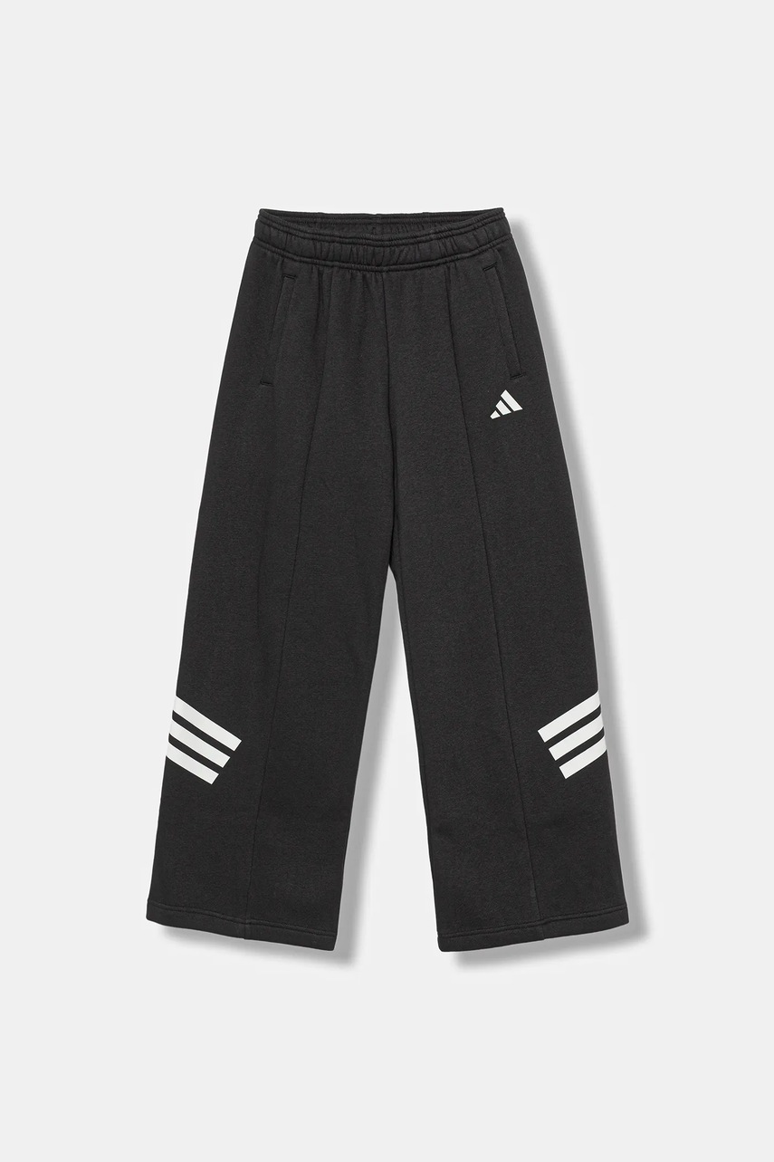 adidas pantaloni de trening pentru copii culoarea negru, cu imprimeu, JW7544