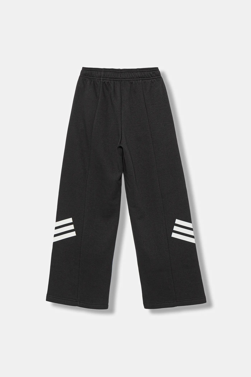 Детские спортивные штаны adidas цвет чёрный с принтом JW7544