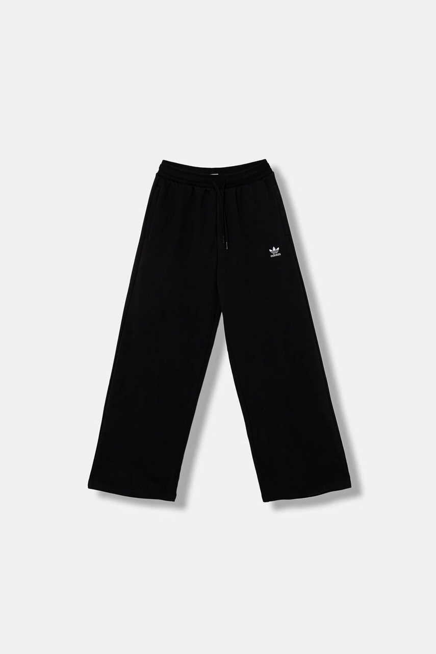 Детские спортивные штаны adidas Originals цвет чёрный однотонные JX2780