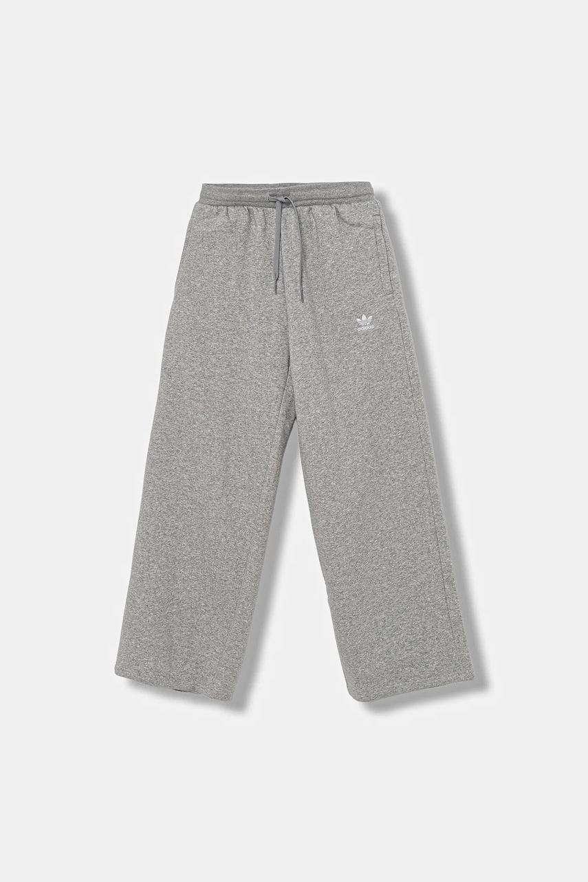 Детские спортивные штаны adidas Originals цвет серый меланж JX2781 Детские спортивные штаны adidas Originals цвет серый меланж JX2781