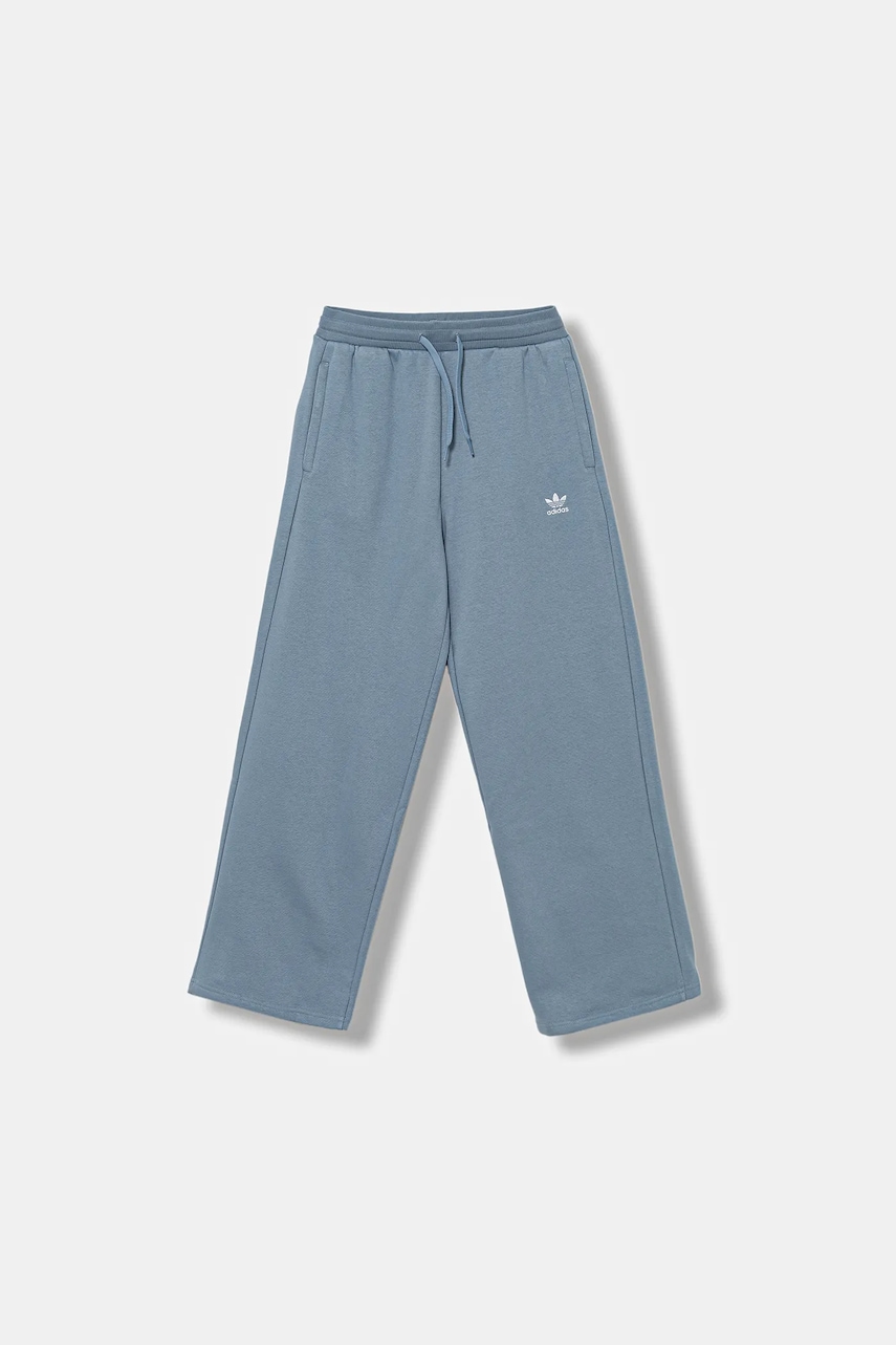 Levně Dětské tepláky adidas Originals modrá barva, JX2782