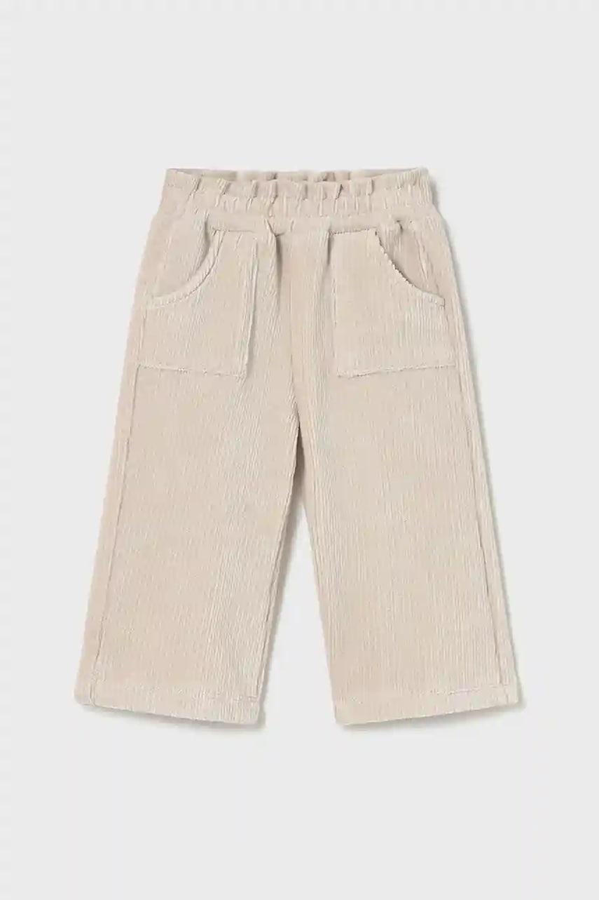 Mayoral pantaloni bebe culoarea bej, 2590