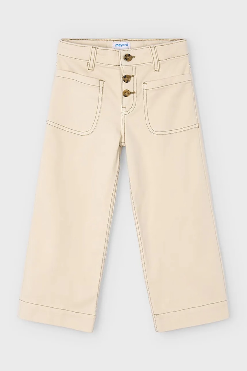 Брюки Mayoral цвет бежевый однотонные 4576 Брюки Mayoral цвет бежевый однотонные 4576