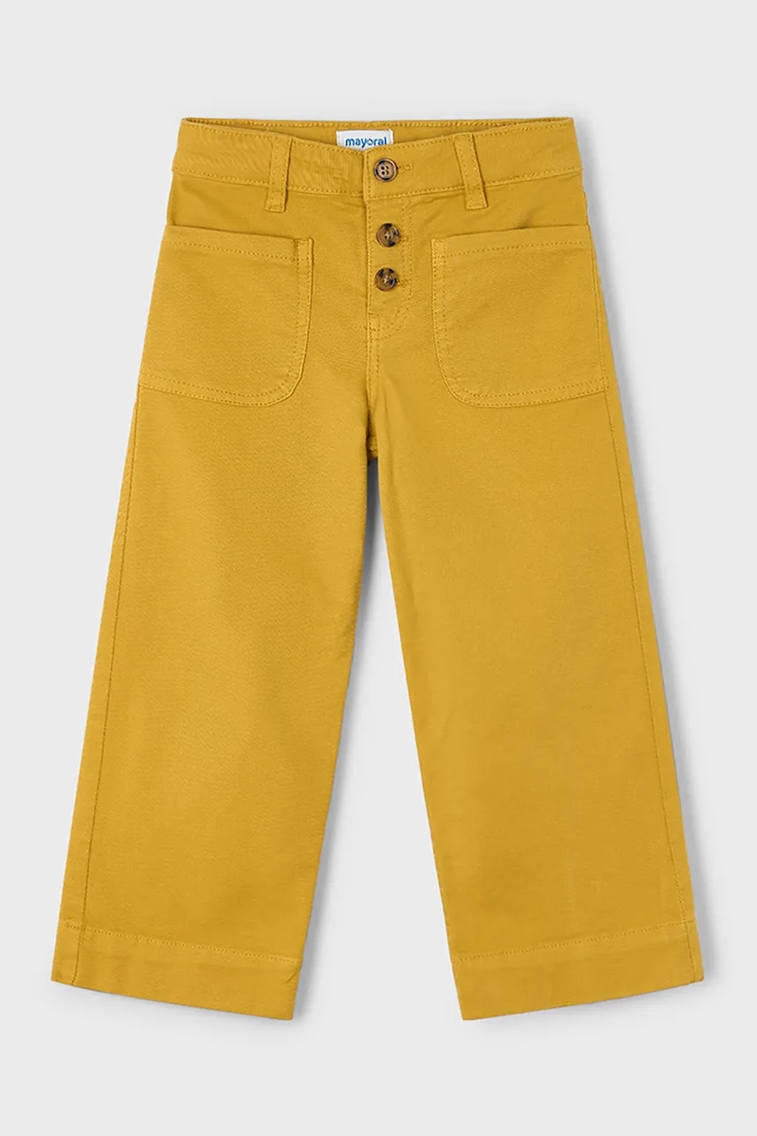 Брюки Mayoral цвет жёлтый однотонные 4576 Брюки Mayoral цвет жёлтый однотонные 4576