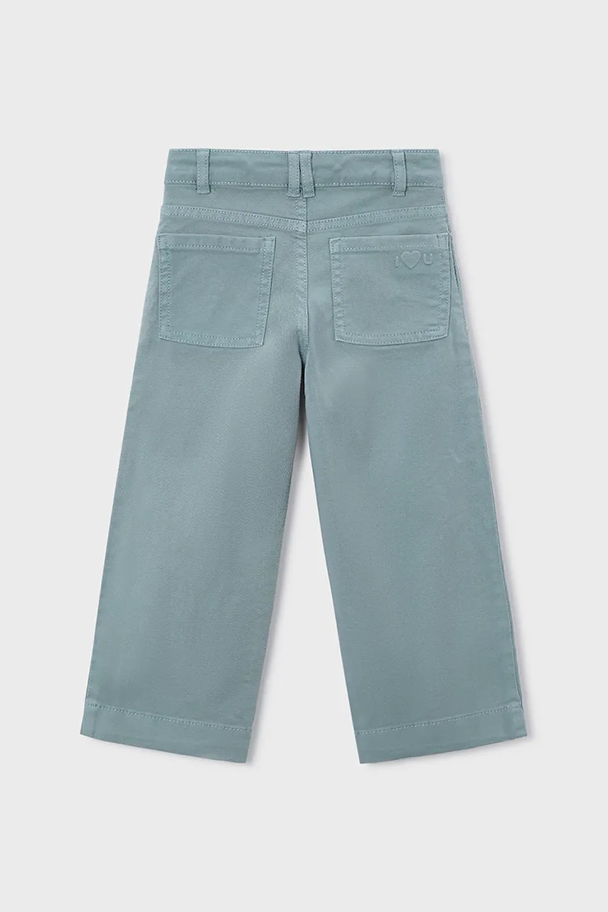 Брюки Mayoral цвет бирюзовый однотонные 4576 Брюки Mayoral цвет бирюзовый однотонные 4576