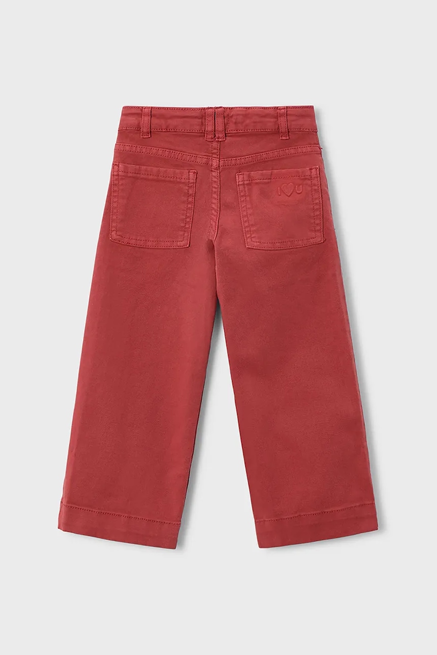 Брюки Mayoral цвет красный однотонные 4576 Брюки Mayoral цвет красный однотонные 4576