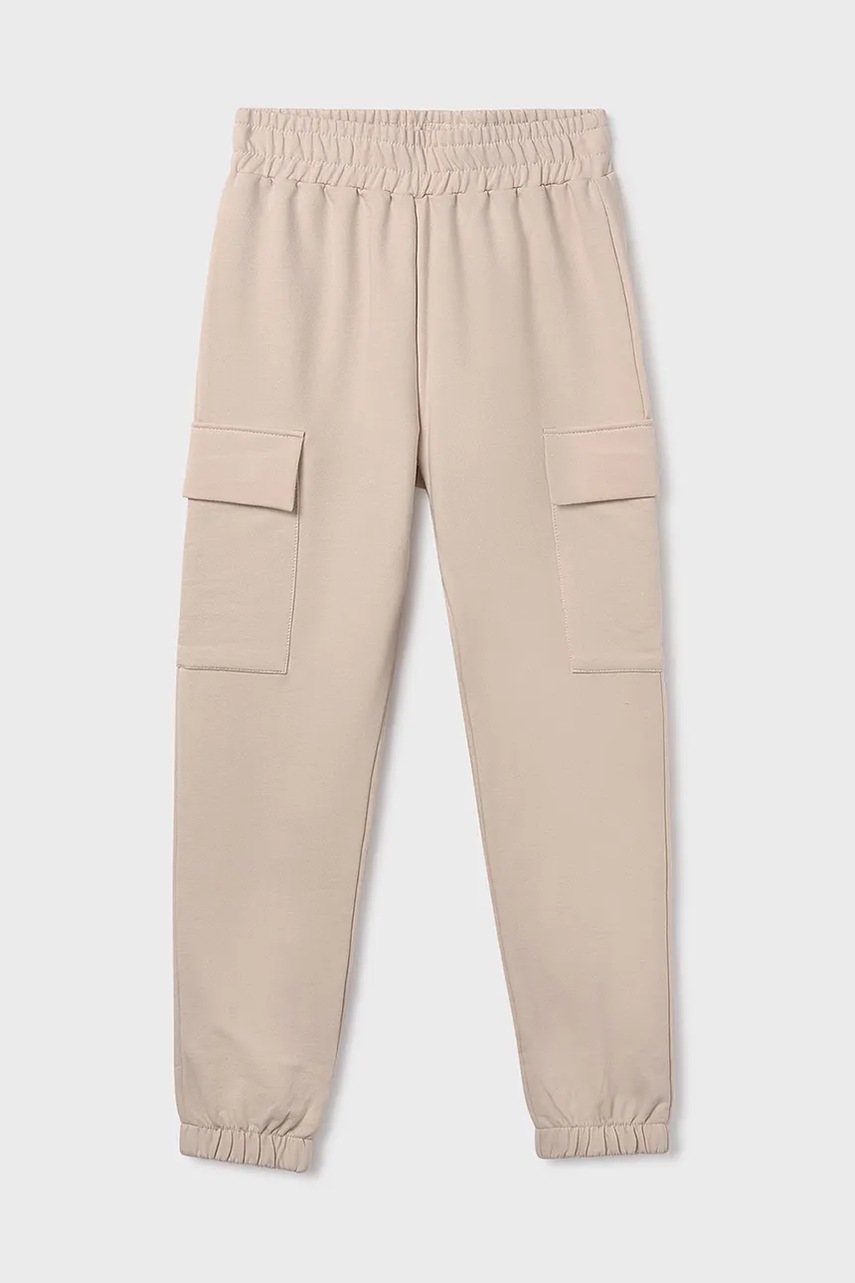 Спортивные штаны Mayoral jogger cargo цвет бежевый 7578