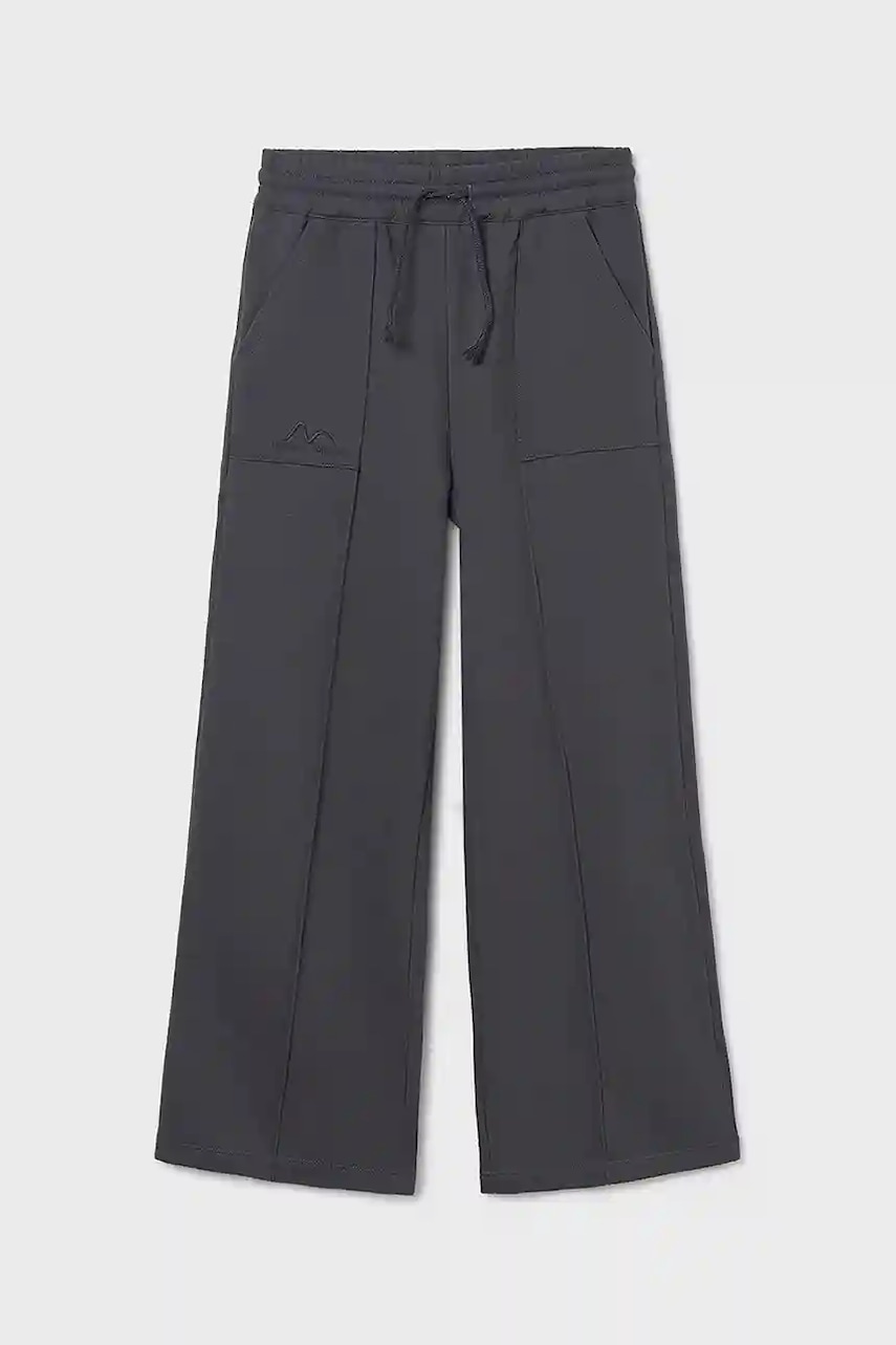 Детские брюки Mayoral wide leg цвет серый 7579 Детские брюки Mayoral wide leg цвет серый 7579