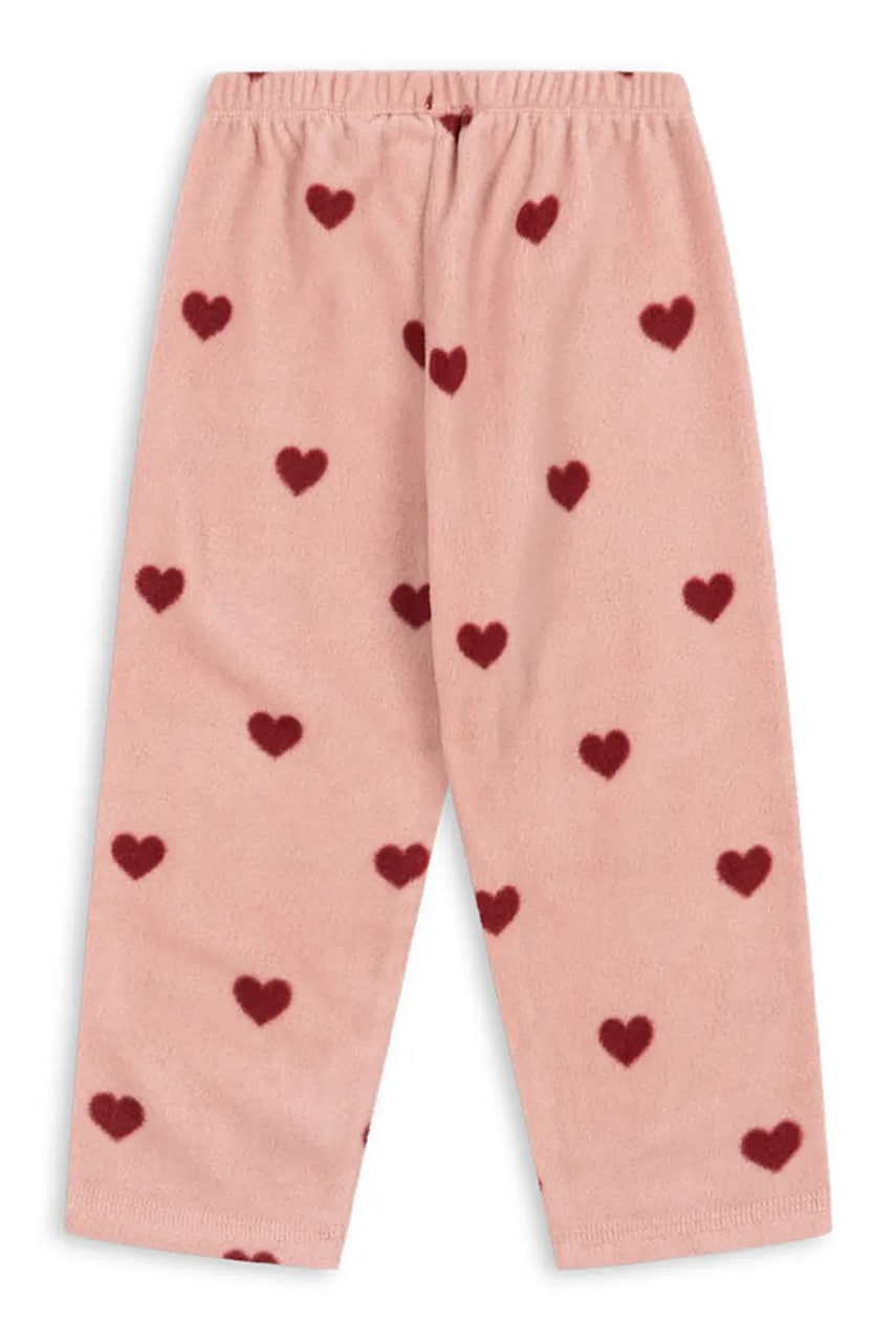 Детские спортивные штаны Konges Sløjd TAVI FLEECE PANTS GRS цвет розовый узор KS101300 Детские спортивные штаны Konges Sløjd TAVI FLEECE PANTS GRS цвет розовый узор KS101300