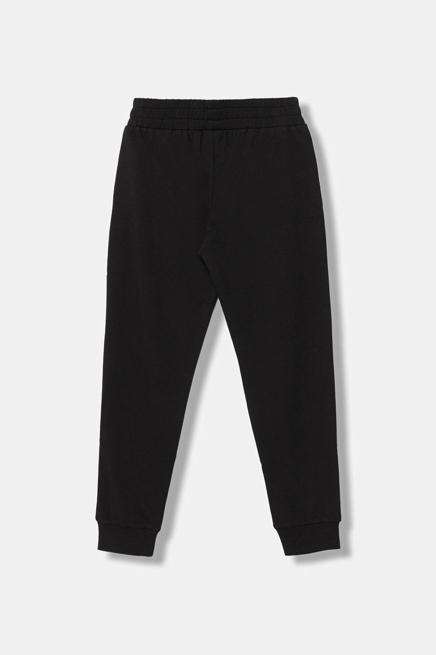 Детские спортивные штаны EA7 Emporio Armani цвет чёрный с принтом 7G000105 AF13135 Детские спортивные штаны EA7 Emporio Armani цвет чёрный с принтом 7G000105 AF13135