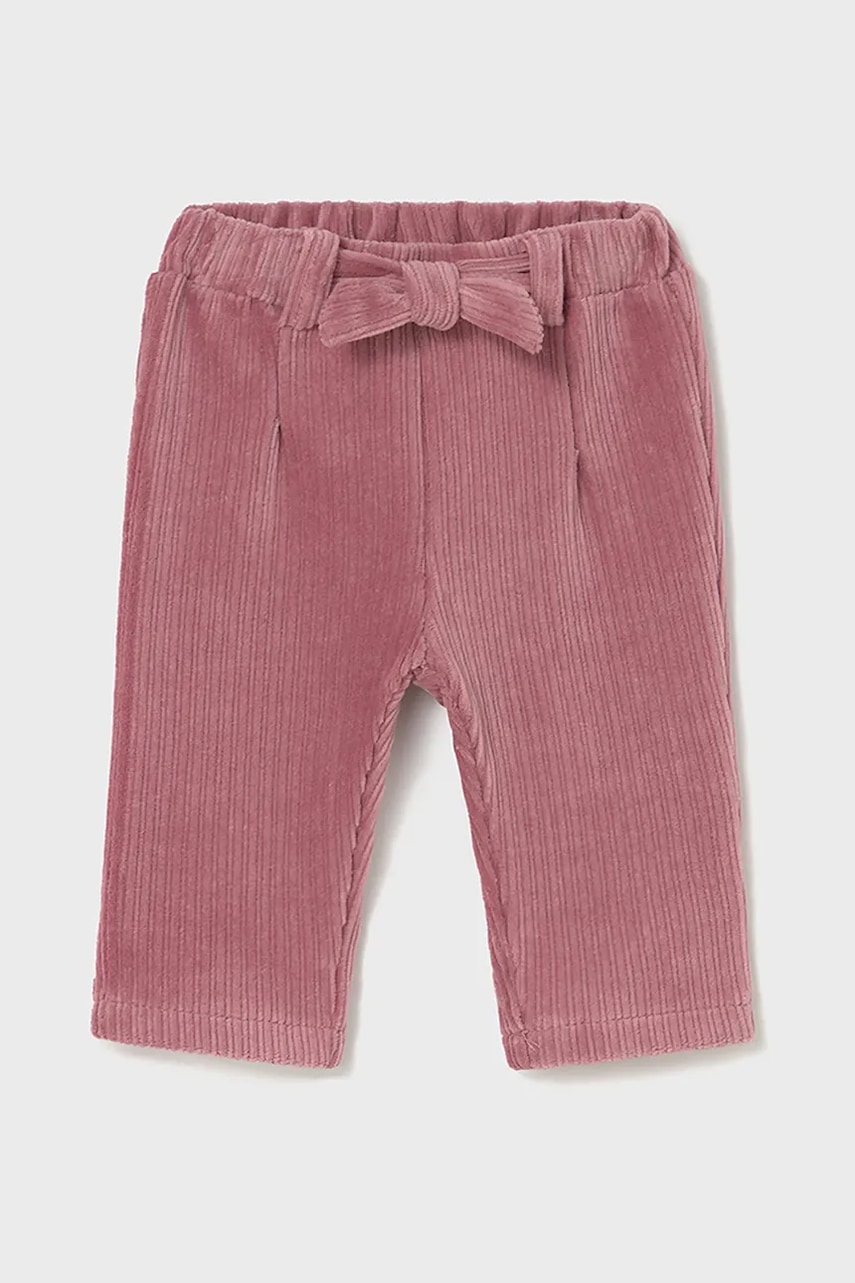 Mayoral Newborn pantaloni bebe culoarea roșu, 2573