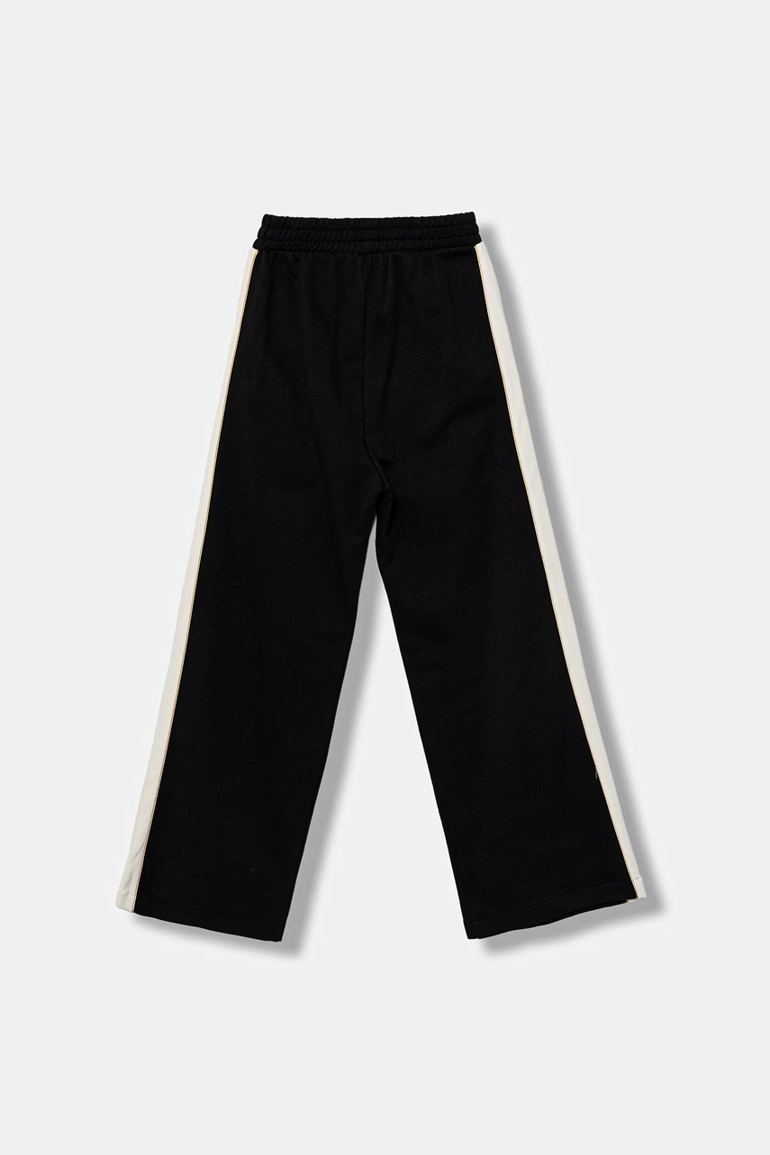 Хлопковые спортивные штаны Elisabetta Franchi цвет чёрный с принтом EFPA299.0.FF002 Хлопковые спортивные штаны Elisabetta Franchi цвет чёрный с принтом EFPA299.0.FF002