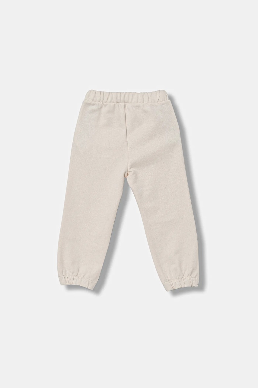 Детские хлопковые штаны Elisabetta Franchi цвет бежевый однотонные EGPA083.0.FF002 Детские хлопковые штаны Elisabetta Franchi цвет бежевый однотонные EGPA083.0.FF002