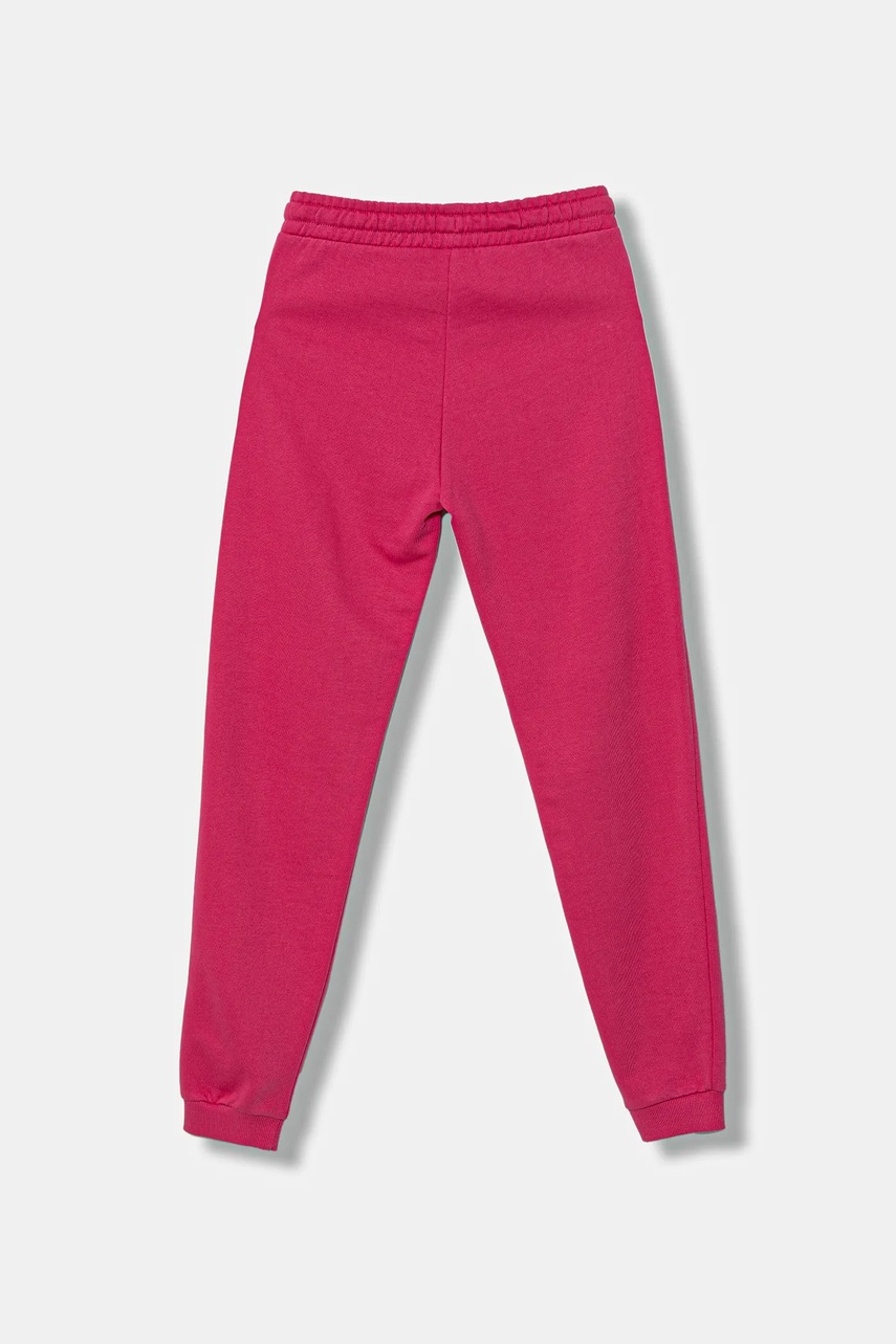 Детские хлопковые штаны United Colors of Benetton цвет розовый однотонные 3J68CF02H