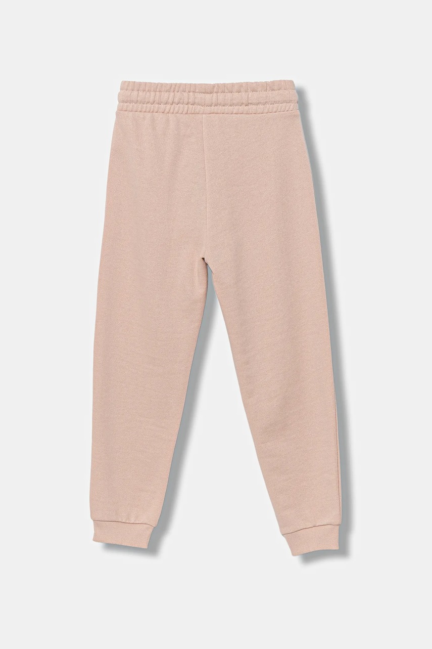 Детские хлопковые штаны United Colors of Benetton цвет розовый однотонные 3J68CF02H