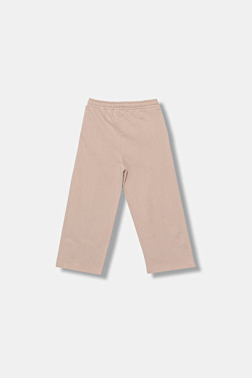 Детские хлопковые штаны United Colors of Benetton цвет розовый однотонные 3NBMGF04Y