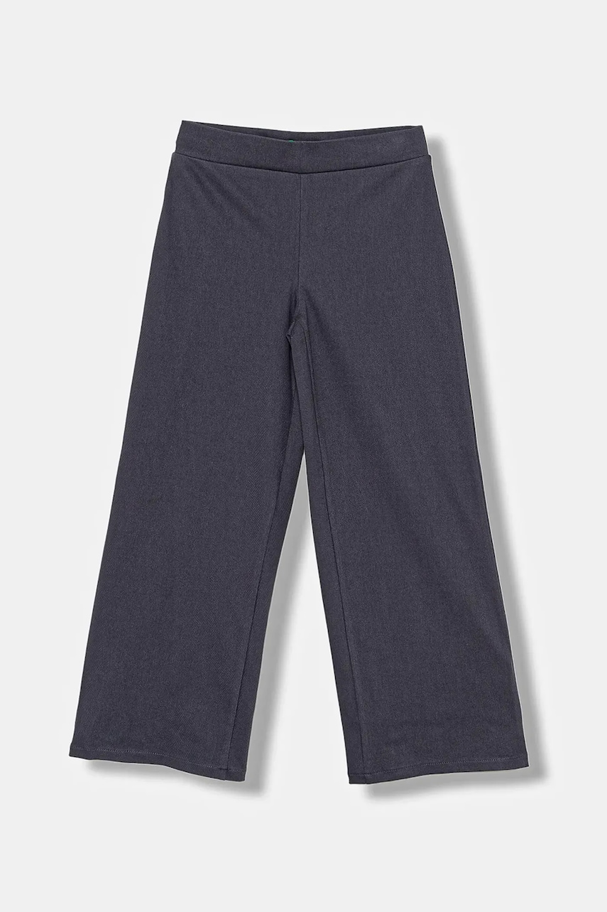 United Colors of Benetton pantaloni de trening pentru copii culoarea gri, uni, 46D6CE04C