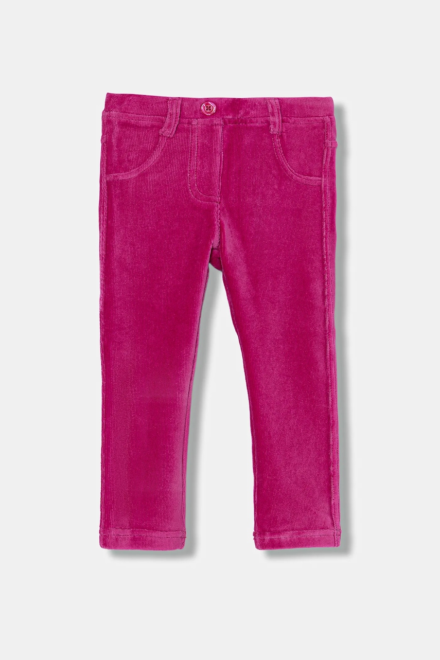 United Colors of Benetton leggins copii culoarea roz, uni, 4DZBGE00L