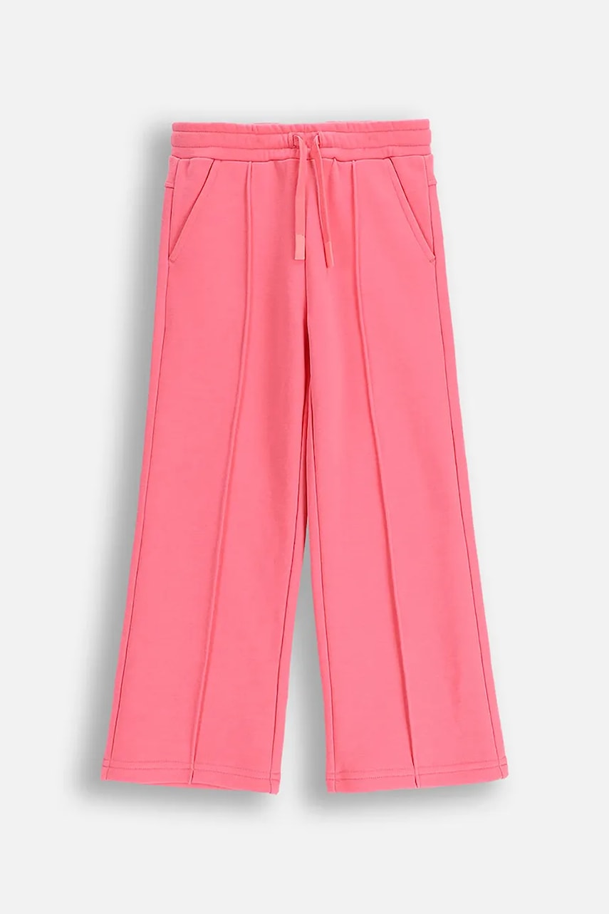 Coccodrillo pantaloni de trening pentru copii culoarea roz, uni, RAVE GIRL KIDS