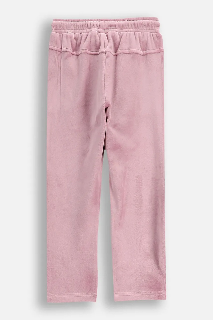 Детские спортивные штаны Coccodrillo цвет розовый однотонные CRAFT PUNK GIRL KIDS