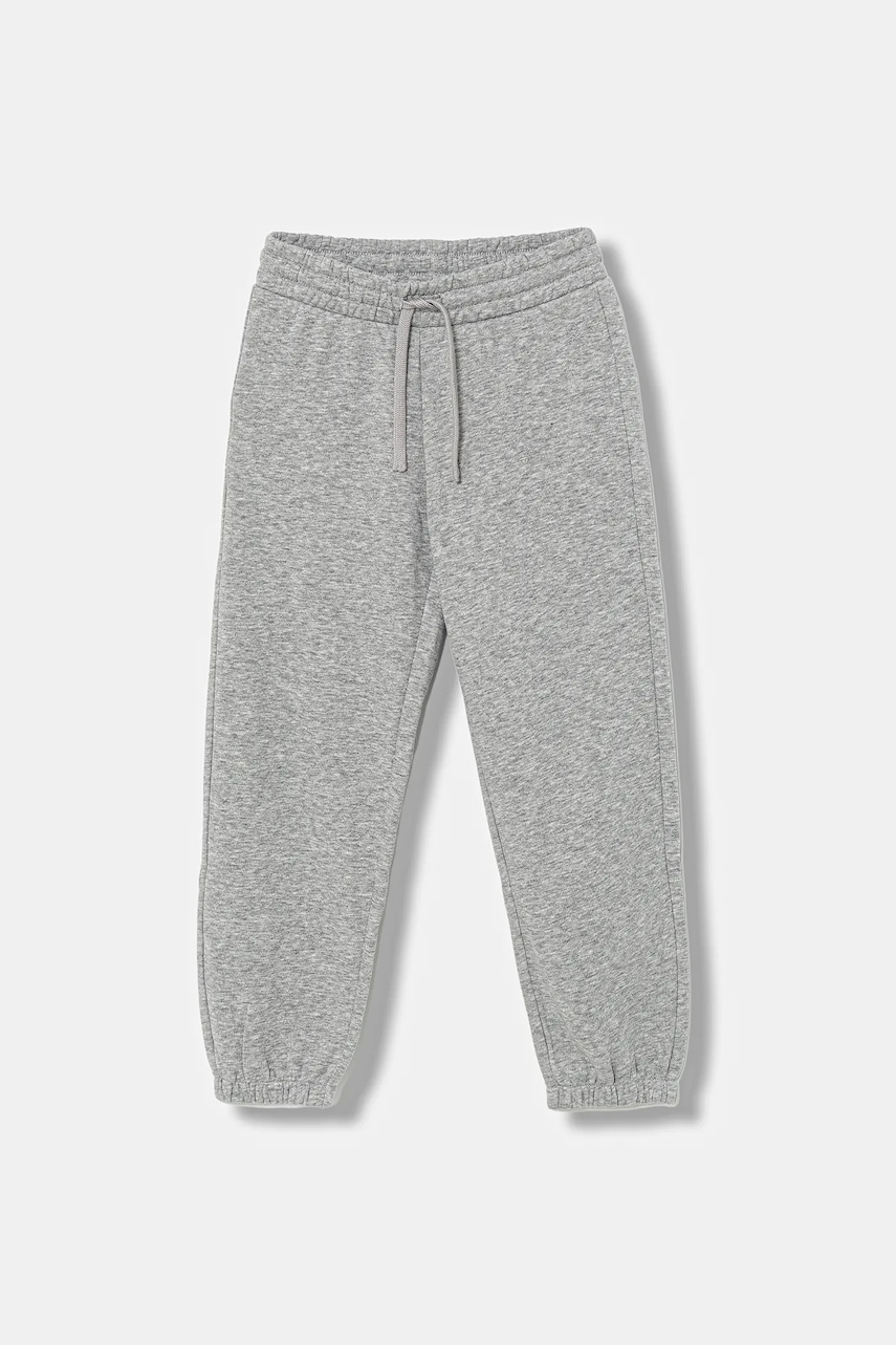 United Colors of Benetton pantaloni de trening pentru copii culoarea gri, uni, 39M2CF05I