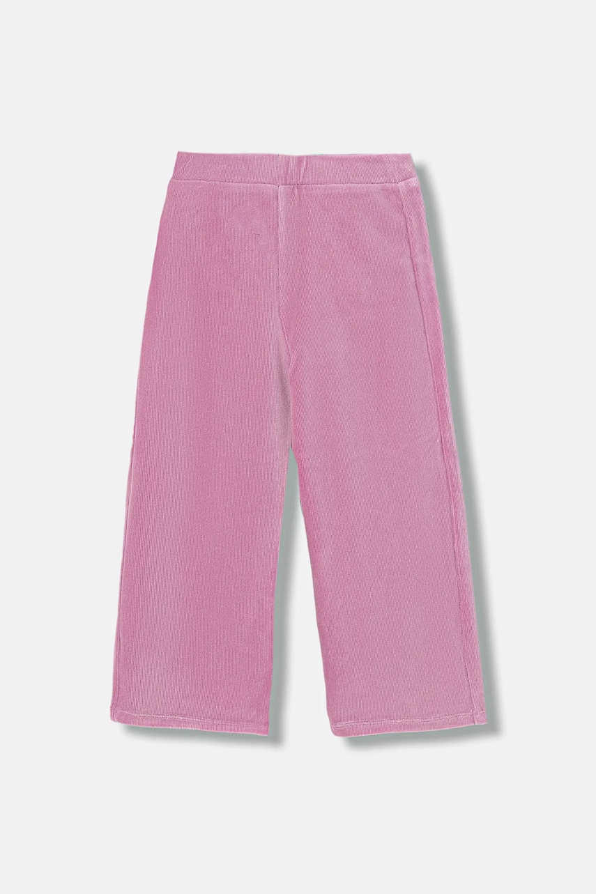 United Colors of Benetton pantaloni culoarea roz, uni, 4DZBGF01E